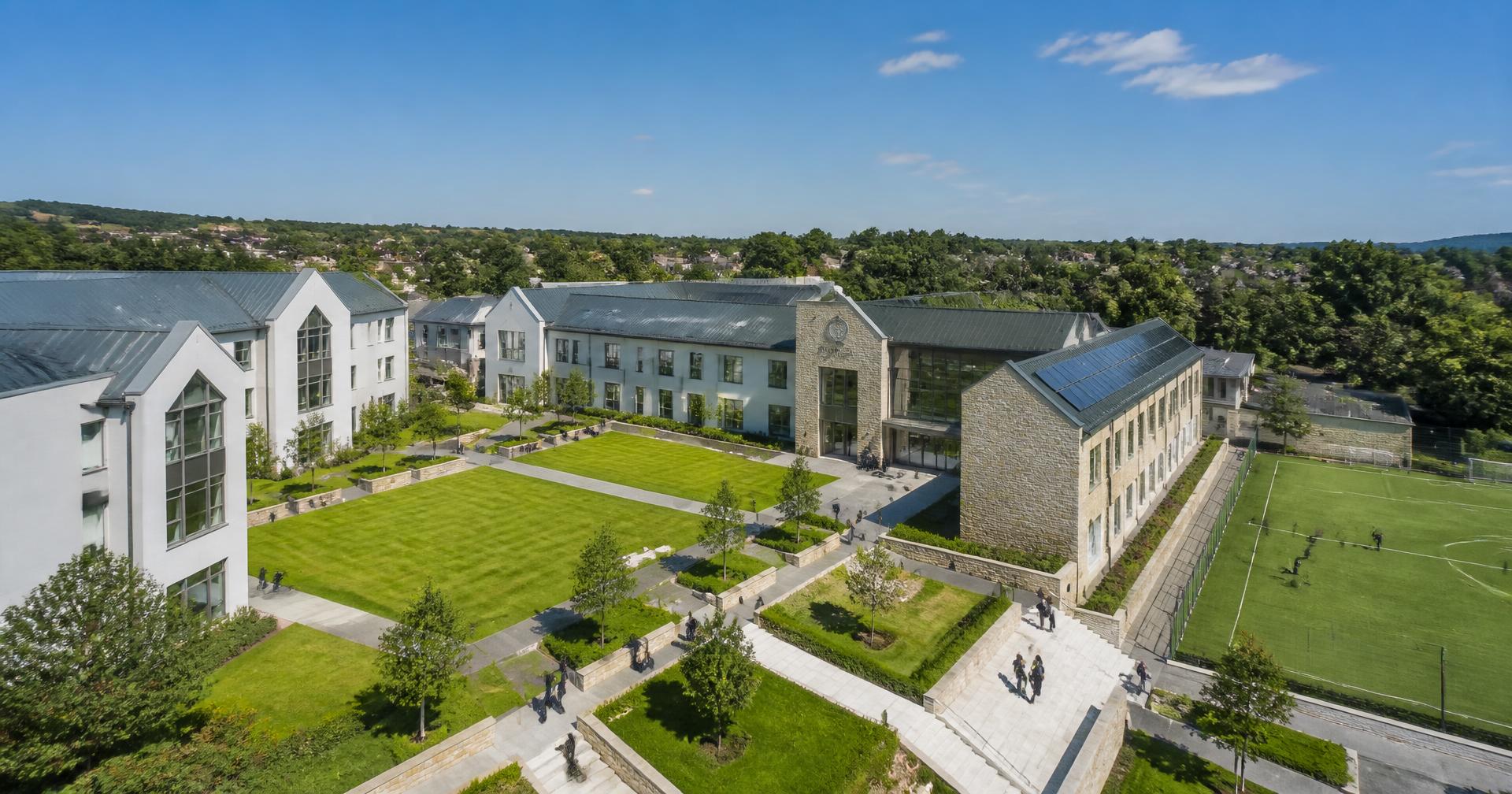 Aerial view of the Estaport Secondary School campus